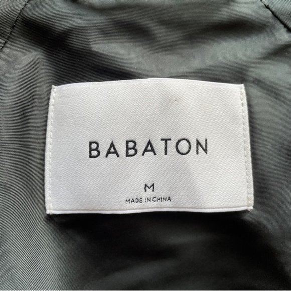 Aritzia Babaton Monterey (Green) Lawson Open Trench Coat - M - Picture 7 of 14
